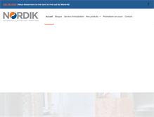 Tablet Screenshot of nordik.ca
