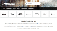 Desktop Screenshot of nordik.se